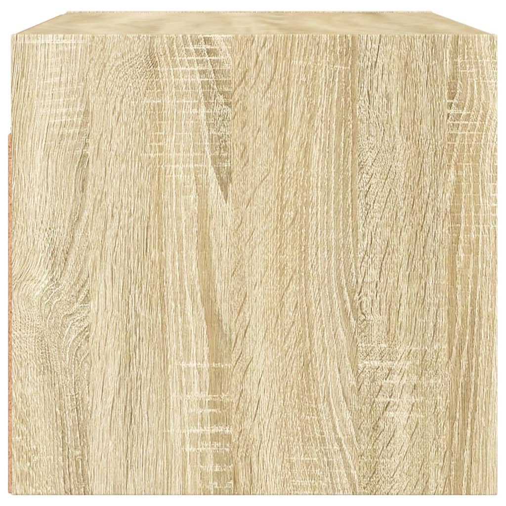 Mobile a Muro con Ante in Vetro Rovere Sonoma 68,5x37x35 cm | homemem39