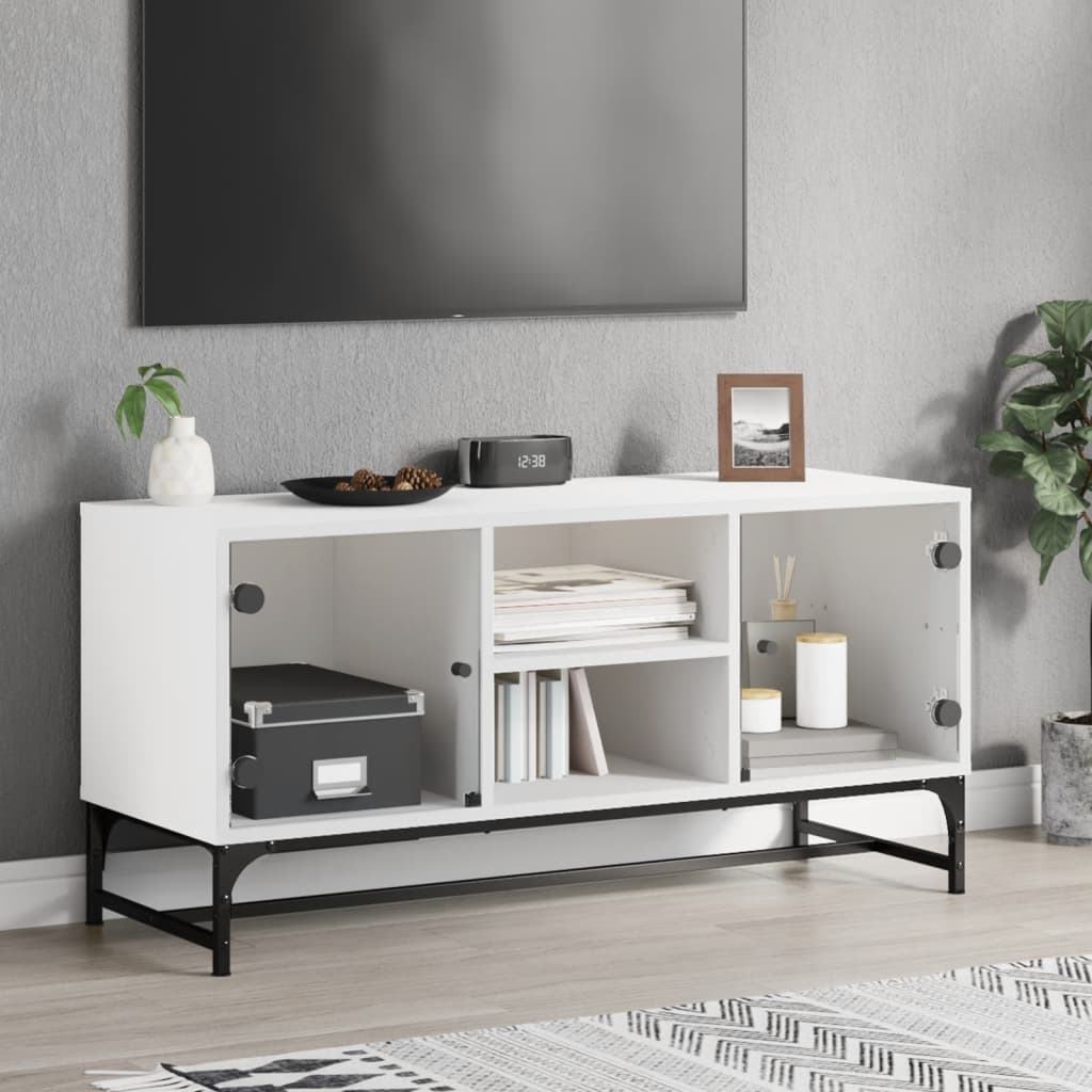 Mobile Porta TV con Ante in Vetro