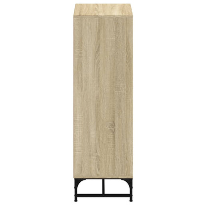 Credenza con Ante in Vetro Rovere Sonoma 35x37x120 cm | homemem39