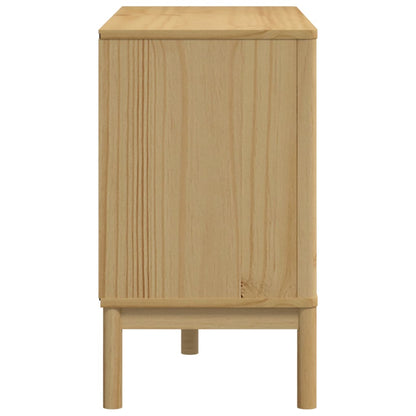 Cassettiera FLORO Marrone Cera in Legno Masselo di Pino - homemem39
