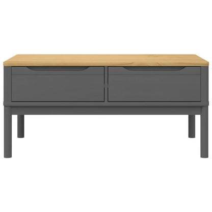 Tavolino FLORO Grigio 99x55,5x45 cm in Legno di Pino | homemem39