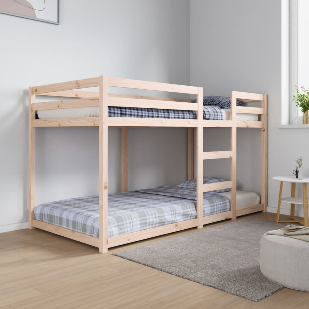 Letto a Castello senza Materasso 90x190 cm Legno di Pino - homemem39