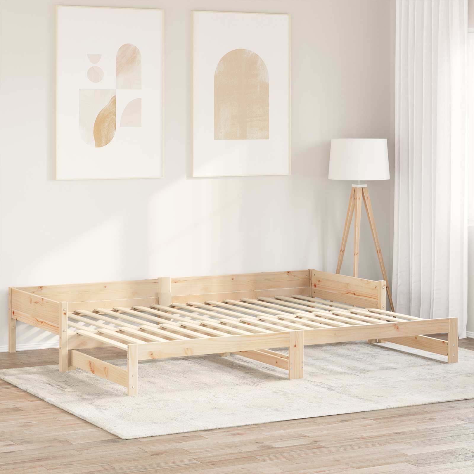 Doghe per letto 32 pz Naturale 90 x 6 x 1,3 cm | homemem39