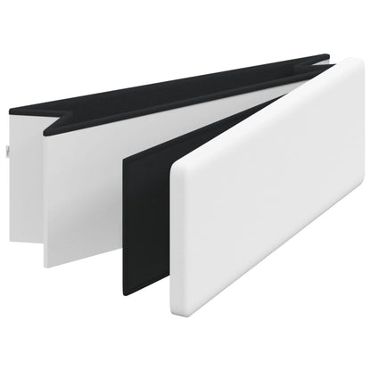 Panca Portaoggetti Pieghevole Bianca in PVC | homemem39