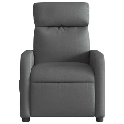 Poltrona Elettrica Reclinabile Grigio Scuro in Tessuto | homemem39