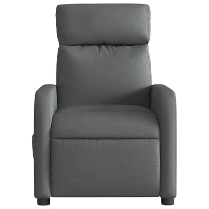 Poltrona Elettrica Reclinabile Grigio Scuro in Tessuto - homemem39