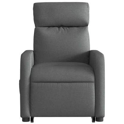 Poltrona Alzapersona Reclinabile Elettrica Grigio Scuro Tessuto | homemem39