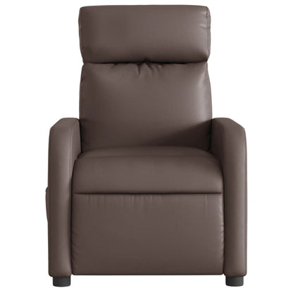 Poltrona Massaggiante Elettrica Marrone in Similpelle | homemem39