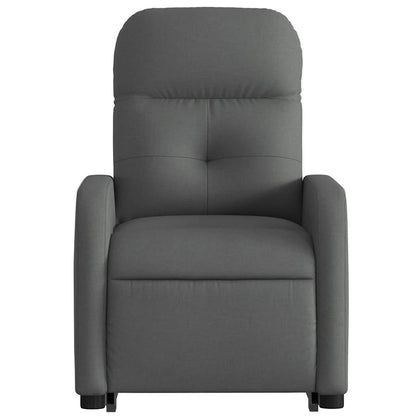 Poltrona Alzapersona Reclinabile Elettrica Grigio Scuro Tessuto | homemem39
