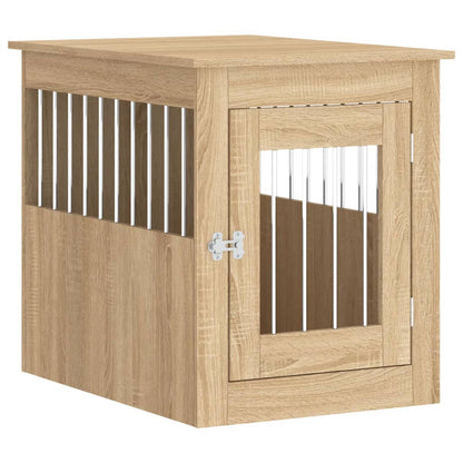 Gabbia Cani da Arredamento Rovere Sonoma 55x75x65cm Multistrato - homemem39