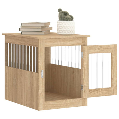Gabbia Cani da Arredamento Rovere Sonoma 55x75x65cm Multistrato - homemem39