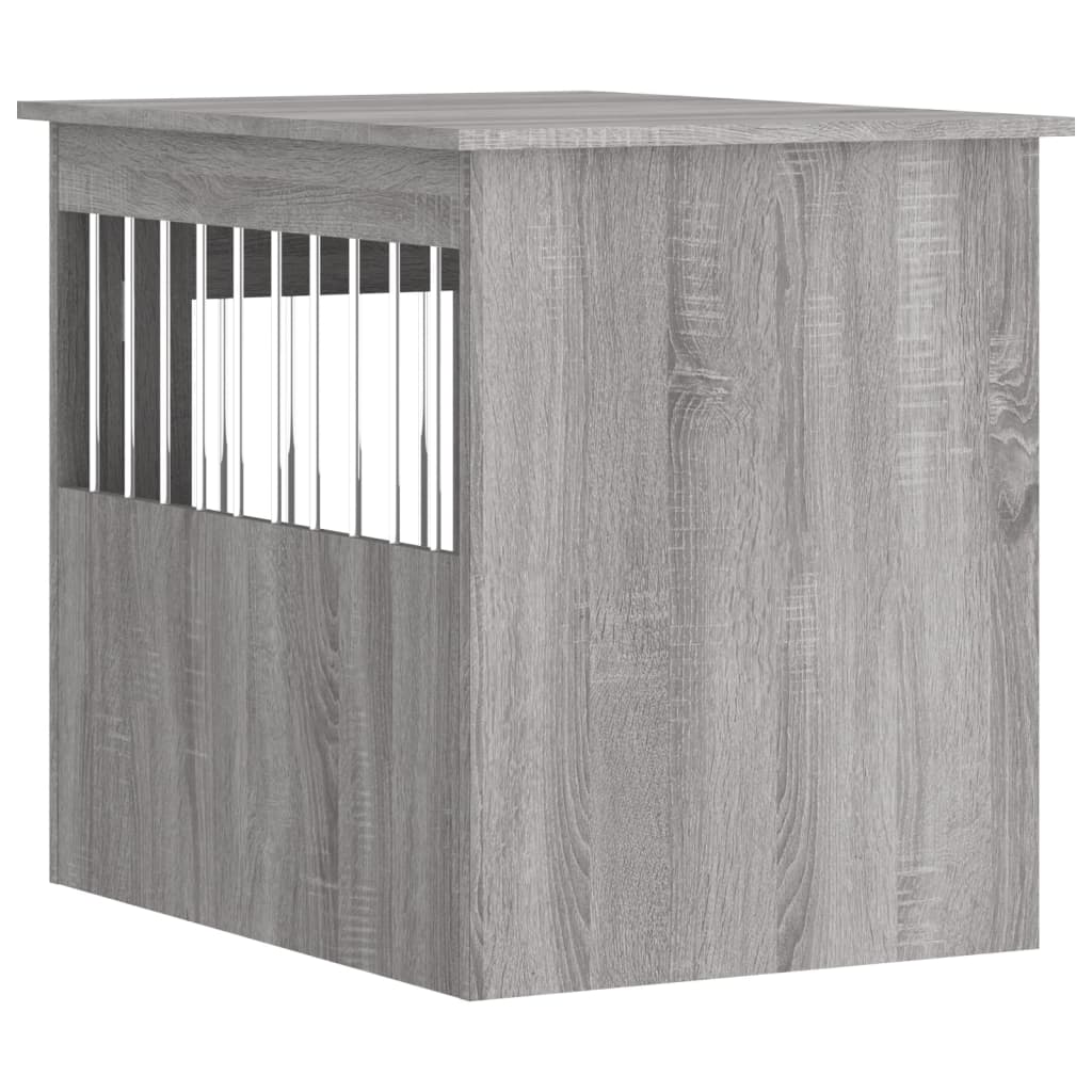 Gabbia Cani da Arredamento Grigio Sonoma 55x75x65cm Multistrato - homemem39