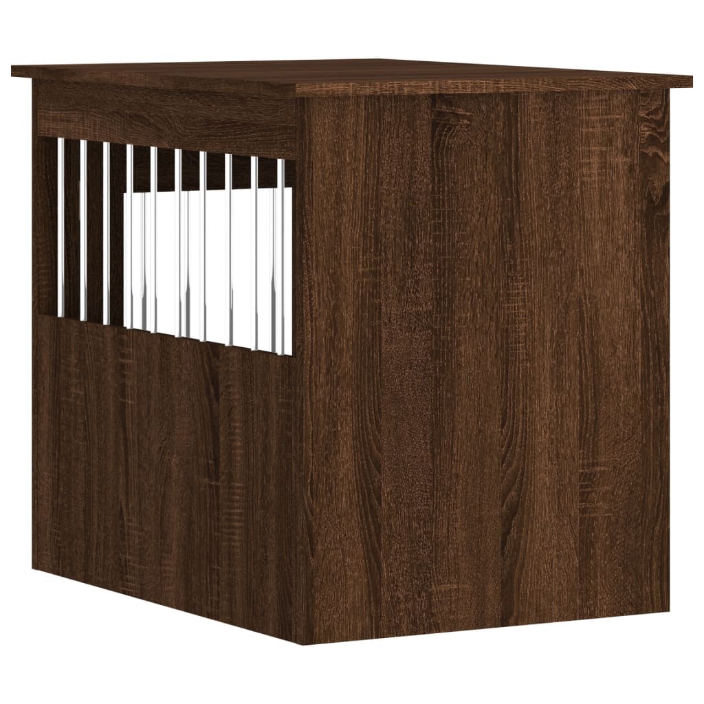 Gabbia Cani Arredamento Rovere Marrone 55x75x65cm Multistrato - homemem39