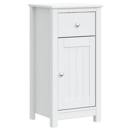Set Mobili da Bagno 3 pz BERG Bianco in Legno Massello di Pino | homemem39