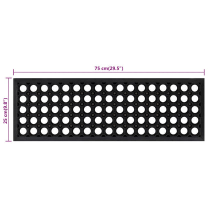 Tappetino per Scale 10 pz 25x75 cm in Gomma | homemem39