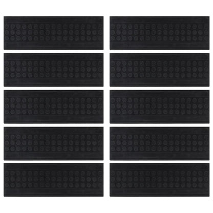 Tappetino per Scale 10 pz 25x75 cm in Gomma