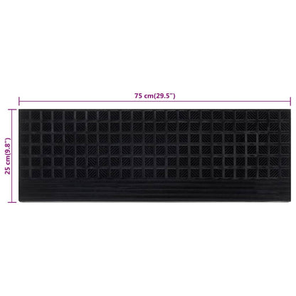 Tappetino per Scale 5 pz 25x75 cm in Gomma | homemem39