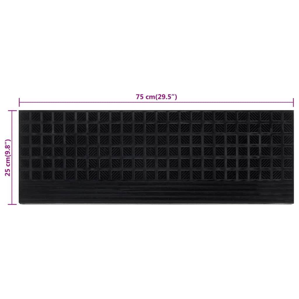 Tappetino per Scale 10 pz 25x75 cm in Gomma | homemem39