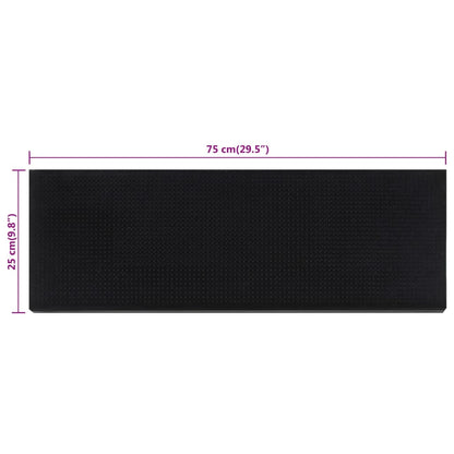 Tappetino per Scale 10 pz 25x75 cm in Gomma | homemem39
