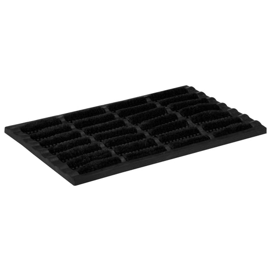 Zerbino Rettangolare 40x60 cm in Gomma e Fibra di Cocco