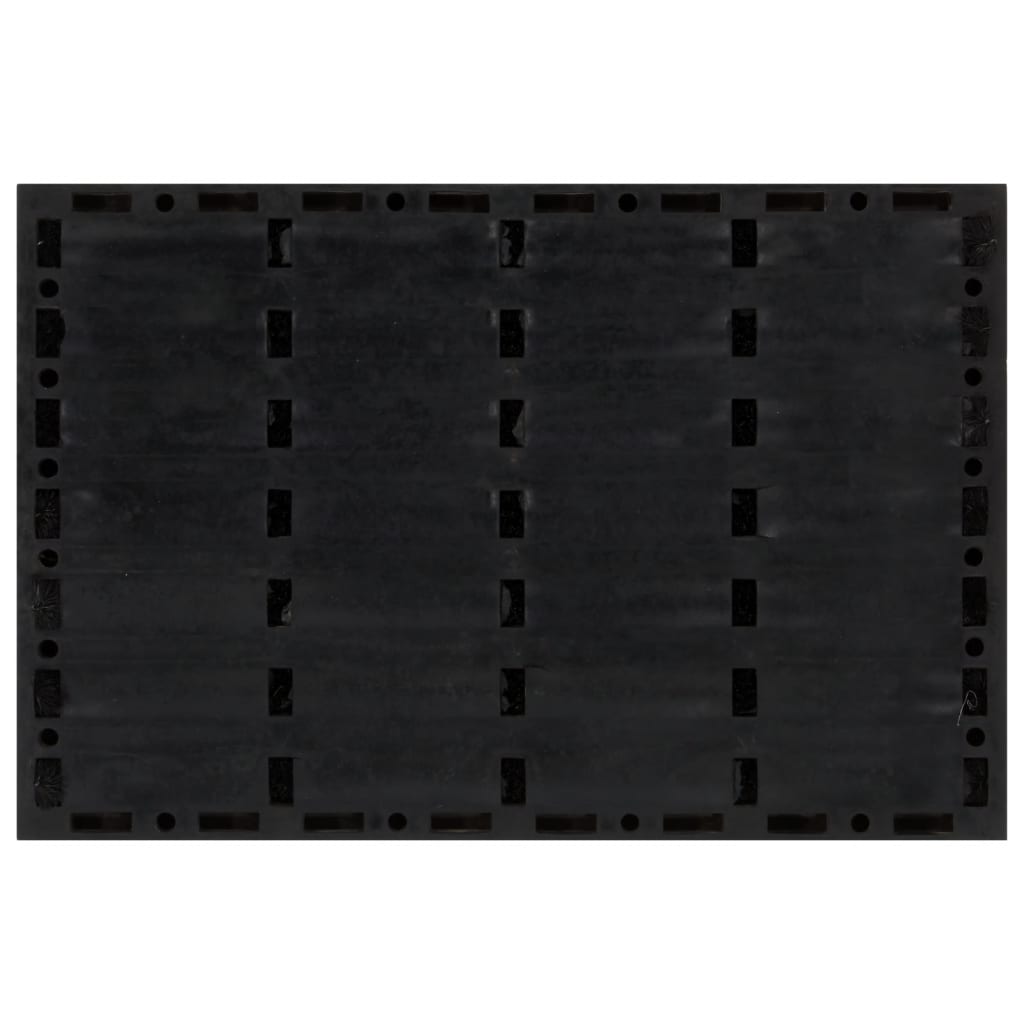 Zerbino Rettangolare 40x60 cm in Gomma e Fibra di Cocco | homemem39