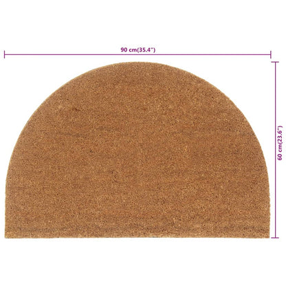 Zerbino Naturale Mezzo Rotondo 60x90 cm Fibra di Cocco | homemem39