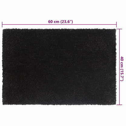 Zerbini 2 pz Neri 40x60 cm in Fibra di Cocco | homemem39