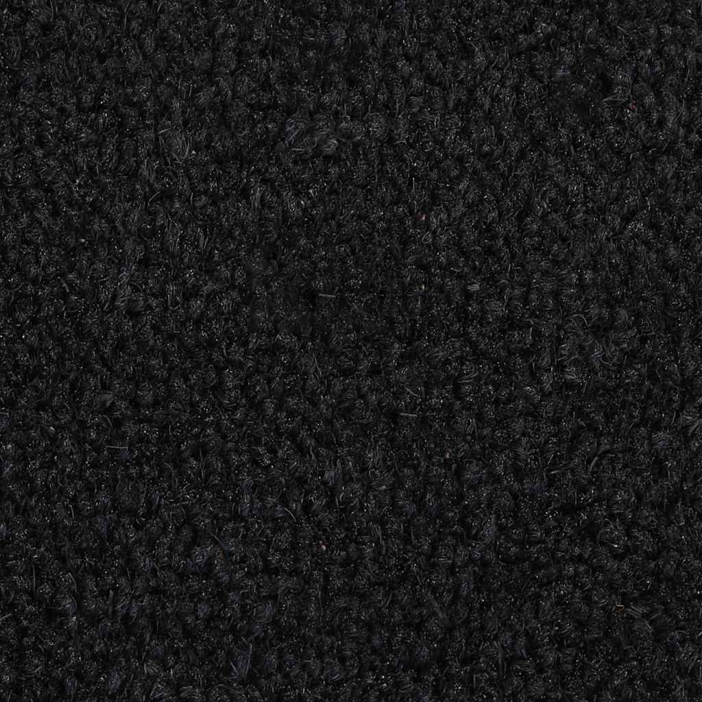 Zerbino Nero 65x100 cm Fibra di Cocco | homemem39