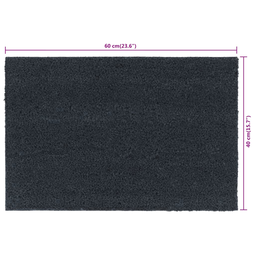 Zerbino Grigio Scuro 40x60 cm Fibra di Cocco | homemem39