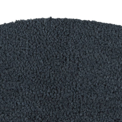 Zerbino Grigio Scuro Mezzo Rotondo 60x90 cm Fibra di Cocco | homemem39