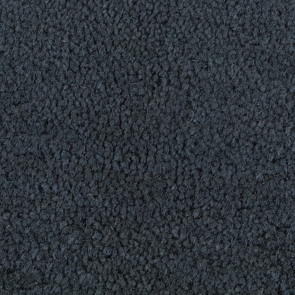 Zerbino Grigio Scuro Mezzo Rotondo 60x90 cm Fibra di Cocco | homemem39
