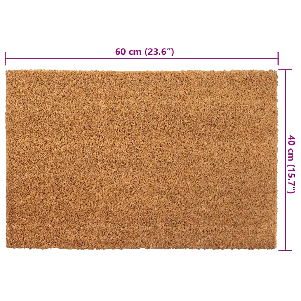 Zerbini 5 pz Naturale 40x60 cm in Fibra di Cocco | homemem39