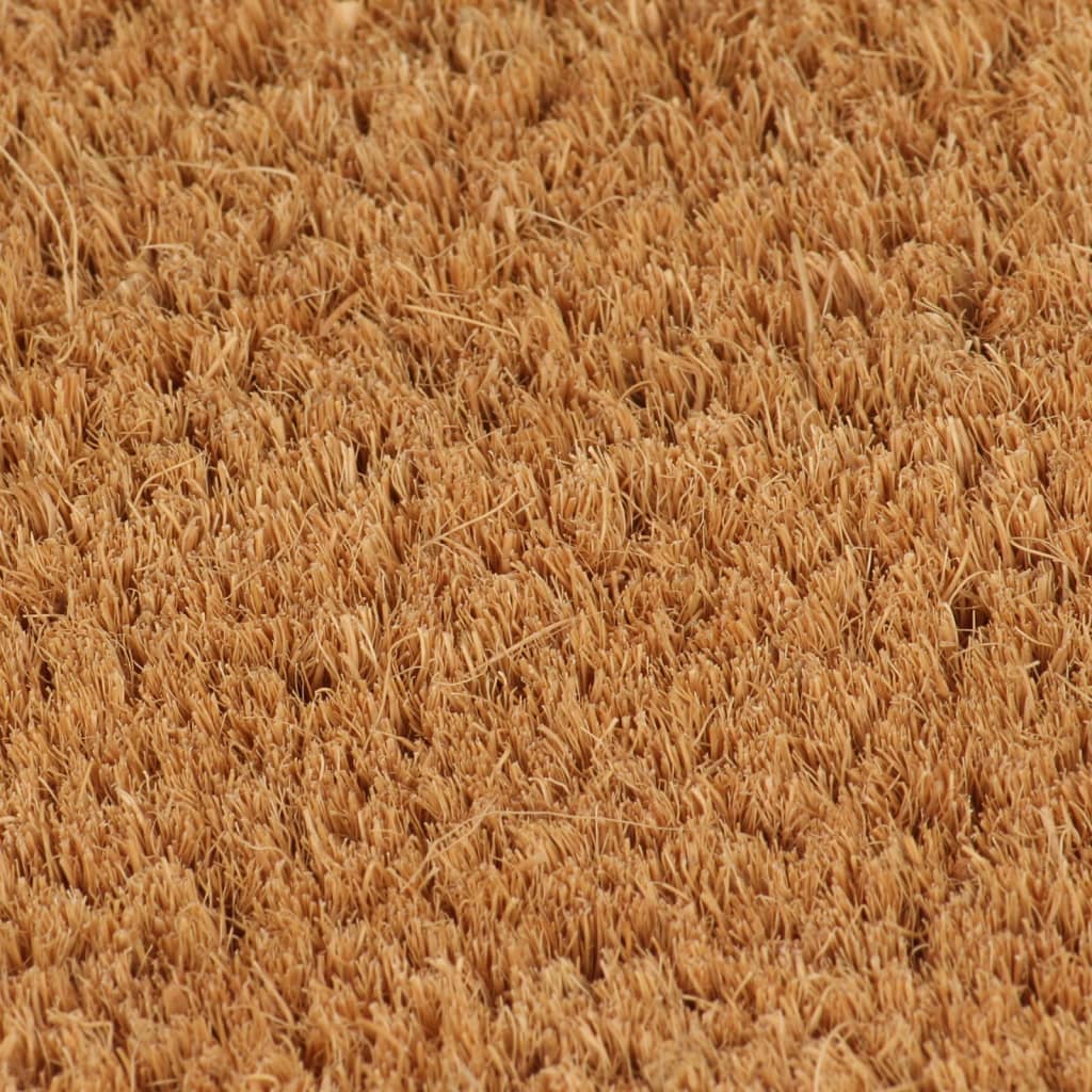 Zerbino Naturale Mezzo Rotondo 40x60 cm Fibra di Cocco | homemem39