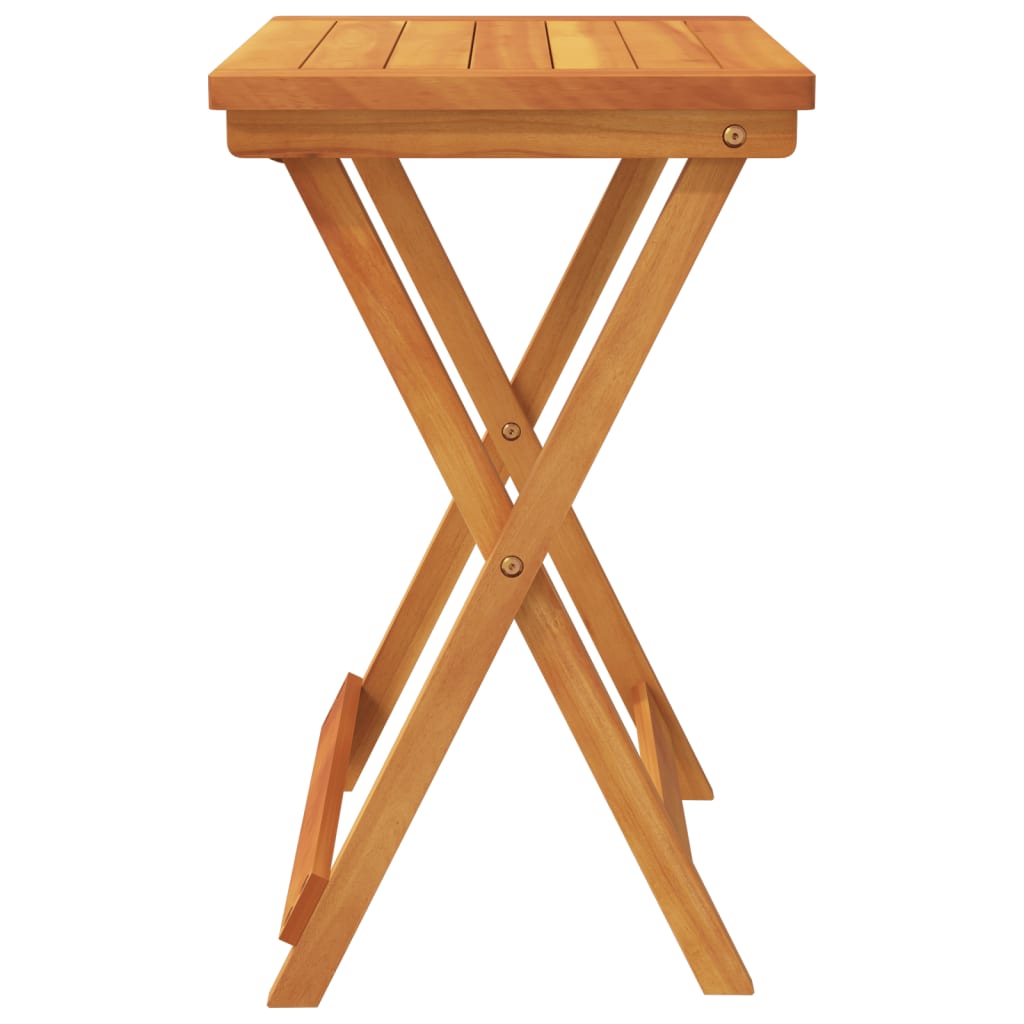 Tavolo da Giardino Pieghevole 50x36x60 cm Legno Massello Acacia | homemem39