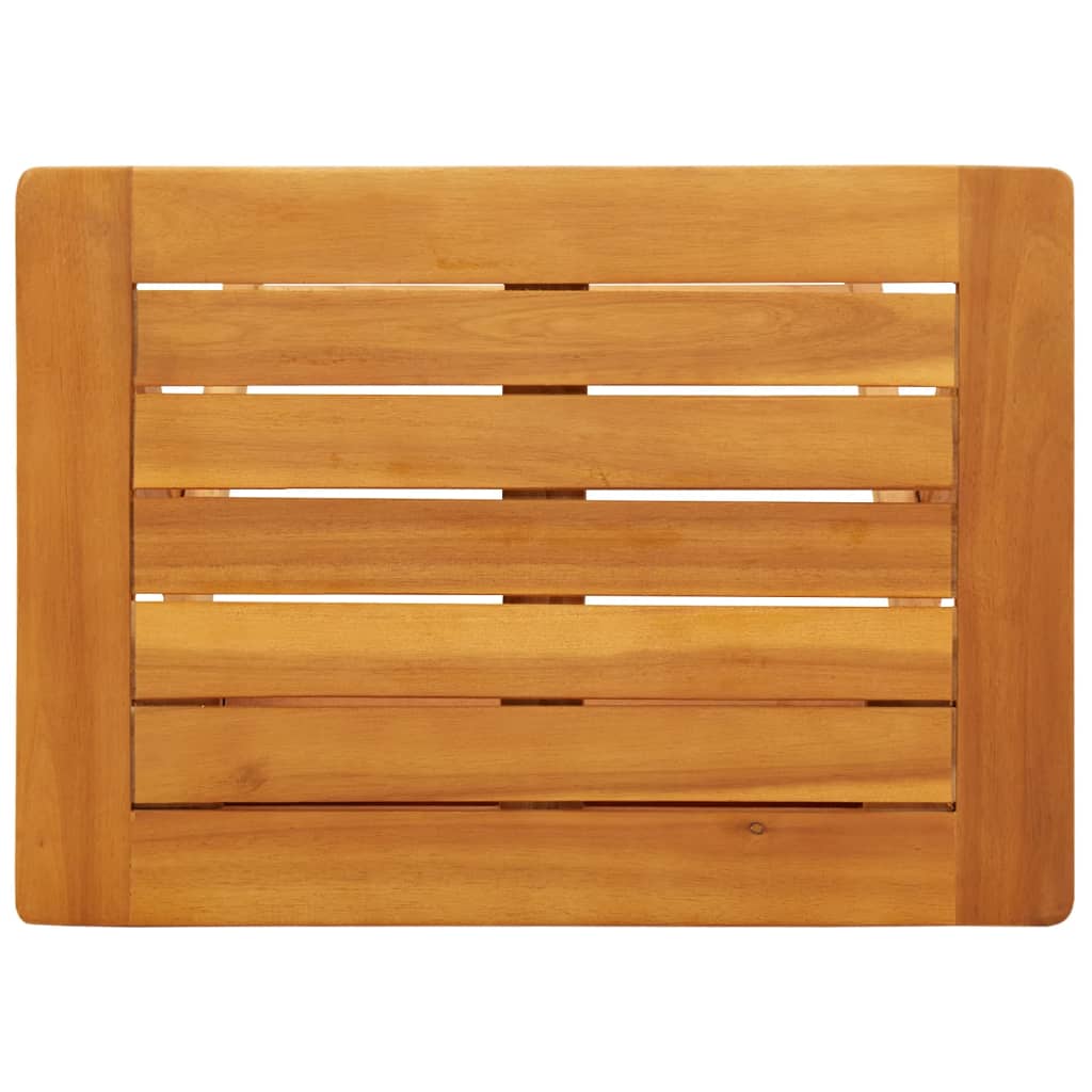 Tavolo da Giardino Pieghevole 50x36x60 cm Legno Massello Acacia | homemem39