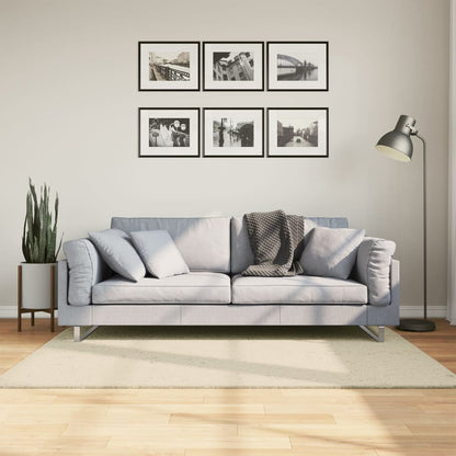 Tappeto a Pelo Corto HUARTE Morbido e Lavabile Crema 120x170 cm - homemem39