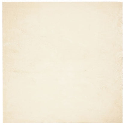 Tappeto a Pelo Corto HUARTE Morbido e Lavabile Crema 160x160 cm - homemem39