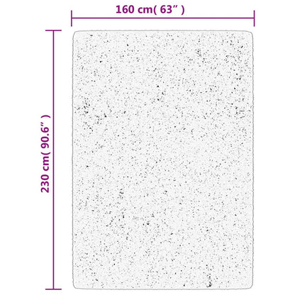 Tappeto a Pelo Corto HUARTE Morbido e Lavabile Sabbia 160x230cm - homemem39