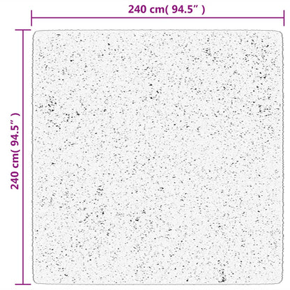 Tappeto a Pelo Corto HUARTE Morbido e Lavabile Sabbia 240x240cm