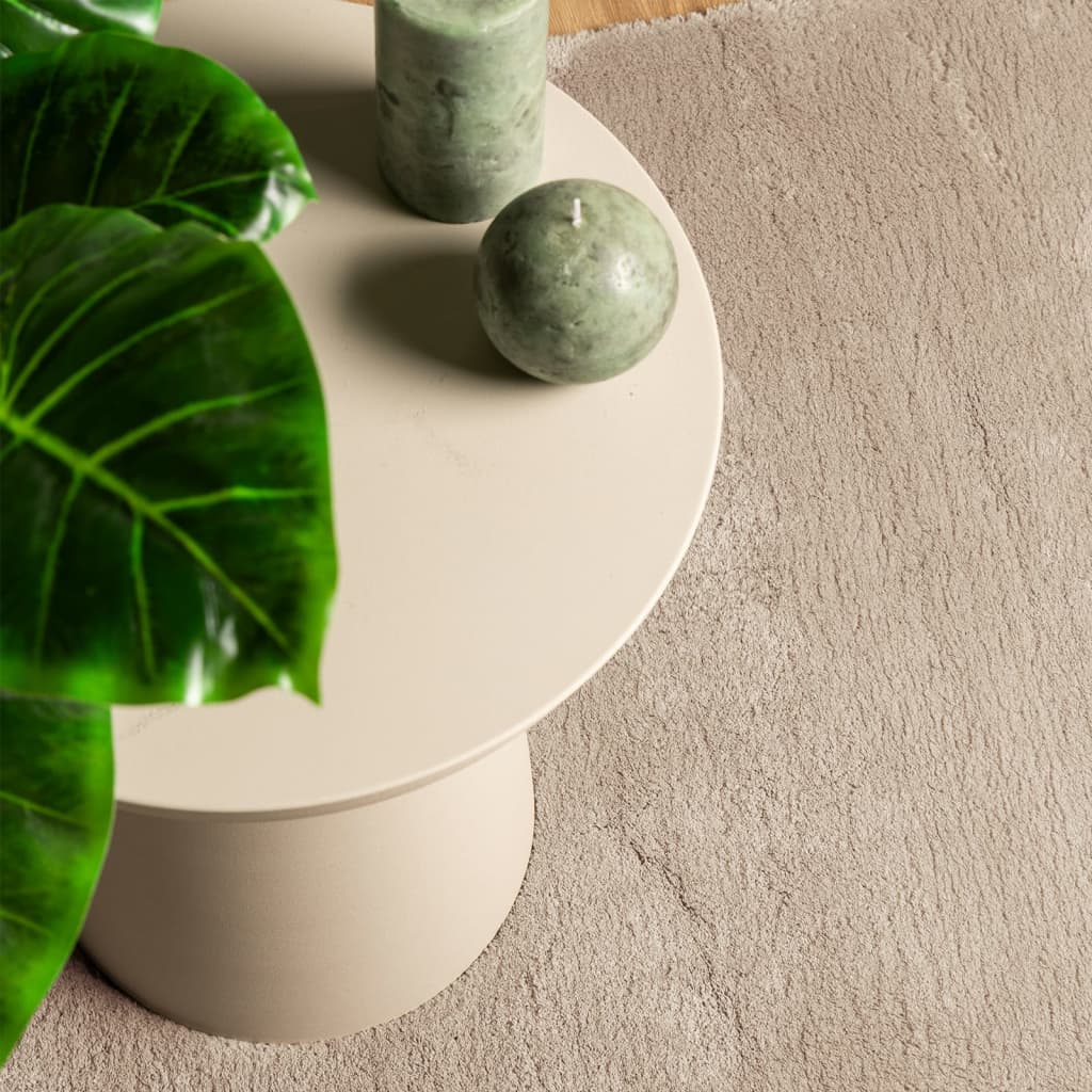 Tappeto a Pelo Corto HUARTE Morbido e Lavabile Sabbia 240x340cm