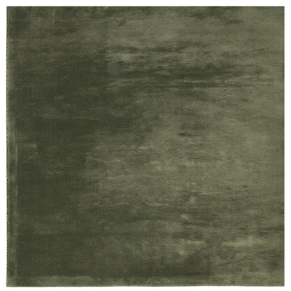 Tappeto Pelo Corto HUARTE Morbido Lavabile Verde Bosco - homemem39