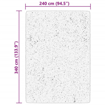 Tappeto Pelo Corto HUARTE Morbido Lavabile Verde Bosco