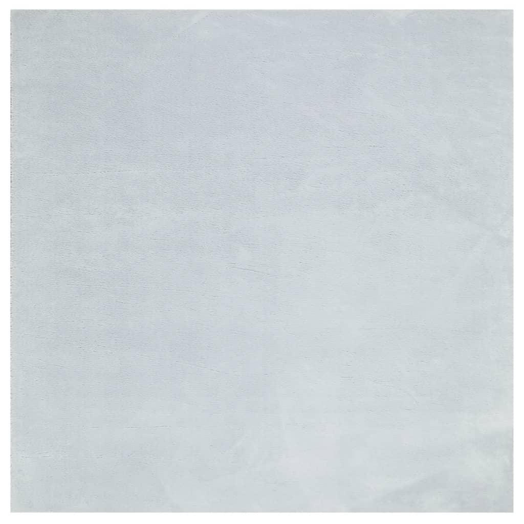 Tappeto a Pelo Corto HUARTE Morbido e Lavabile Blu 160x160 cm - homemem39