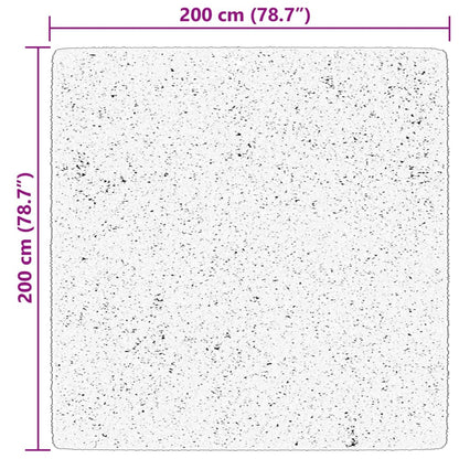 Tappeto a Pelo Corto HUARTE Morbido e Lavabile Rosato 200x200cm - homemem39