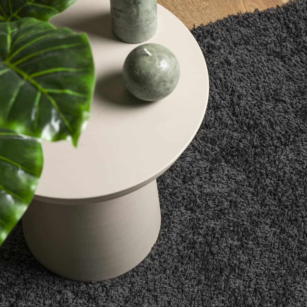 Tappeto Shaggy PAMPLONA Pelo Lungo Moderno Antracite 120x170cm | homemem39
