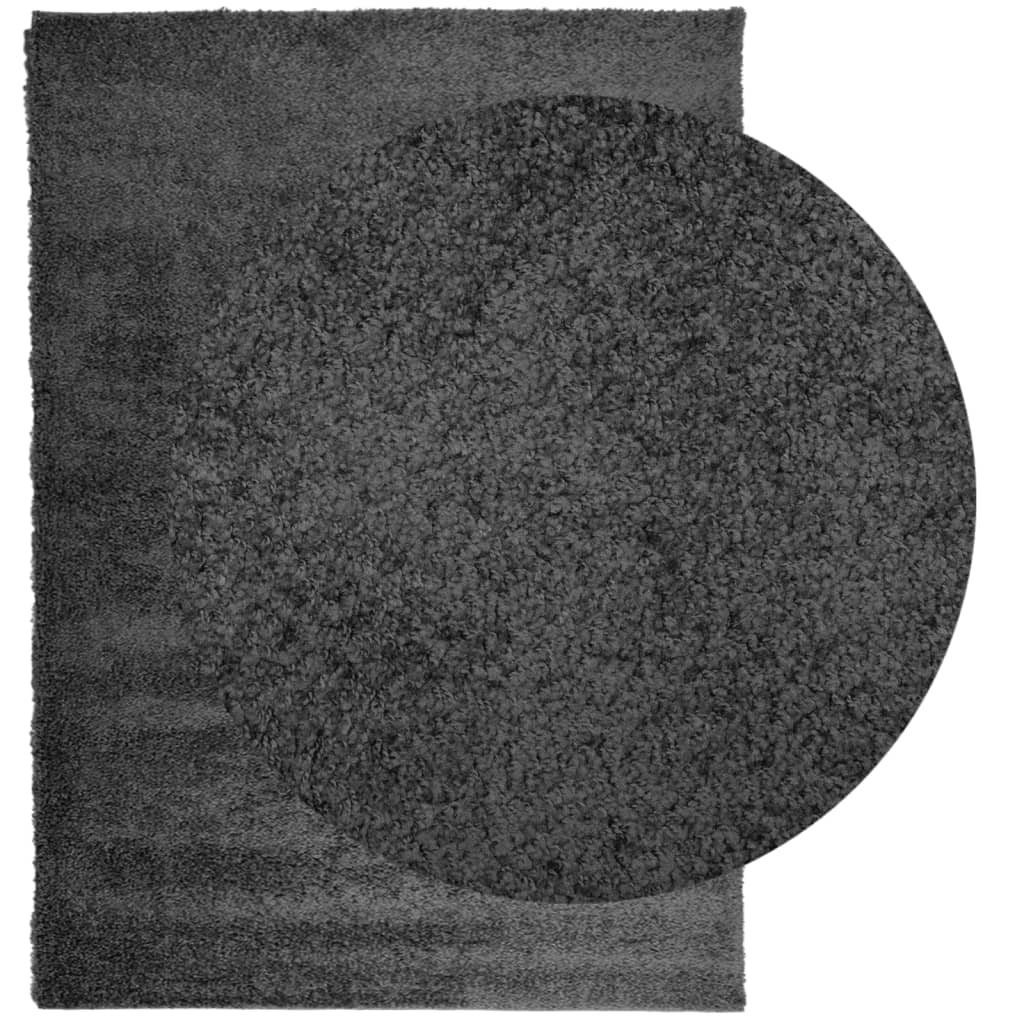 Tappeto Shaggy PAMPLONA Pelo Lungo Moderno Antracite 200x280cm - homemem39