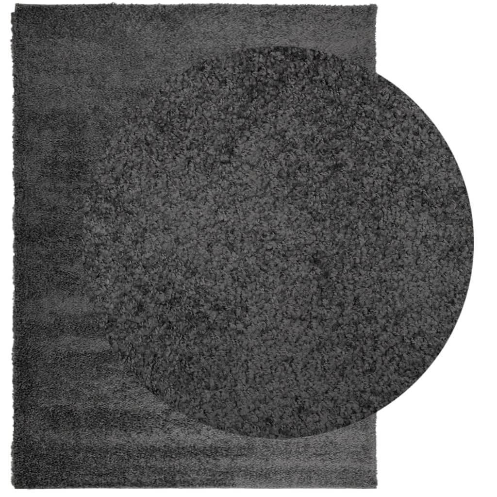 Tappeto Shaggy PAMPLONA Pelo Lungo Moderno Antracite 240x340cm - homemem39