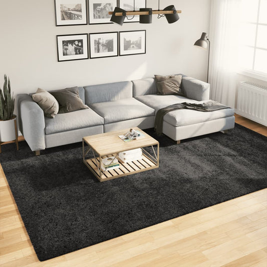 Tappeto Shaggy PAMPLONA Pelo Lungo Moderno Antracite 240x340cm - homemem39