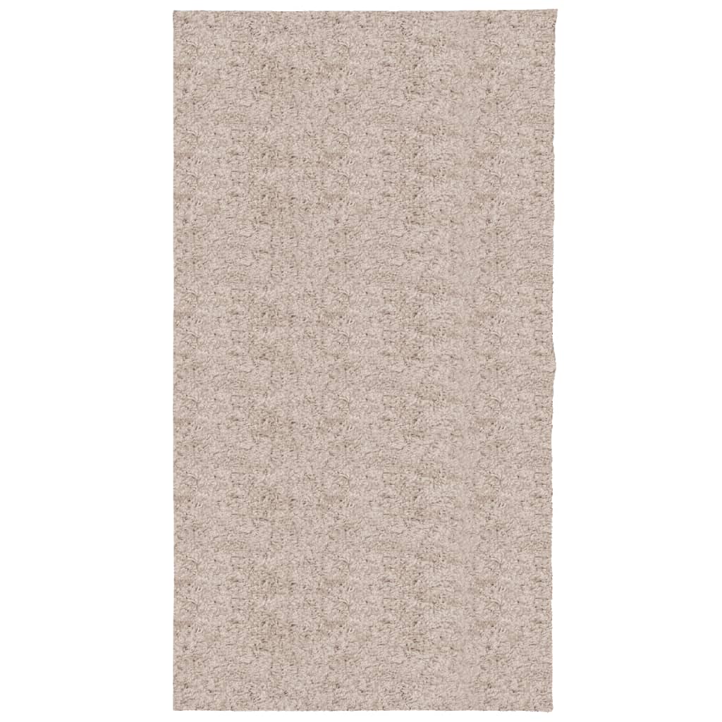 Tappeto Shaggy PAMPLONA a Pelo Lungo Moderno Beige 80x250 cm - homemem39