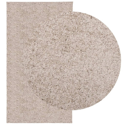 Tappeto Shaggy PAMPLONA a Pelo Lungo Moderno Beige 80x250 cm - homemem39